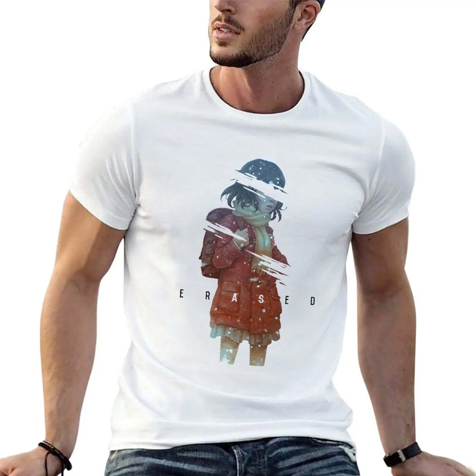 Erased girl T-Shirt Big and Tall Short Sleeve Tee