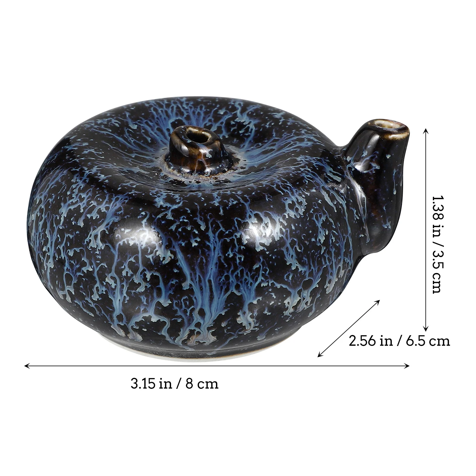 1 قطعة قطارة الماء السيراميك للخط الحبر طحن حواف مستديرة ناعمة المحمولة الفن توريد الخط قطارة الماء #4