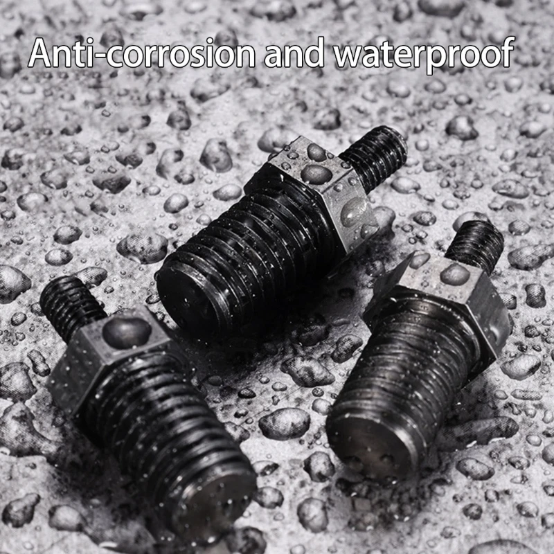 2 Buah Batang Konversi Adaptor Penggiling Sudut 5Mm Hingga 10Mm Alat Penghubung Konektor Bagian Pengganti Baja Performa Tinggi