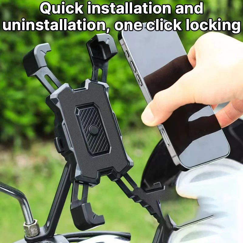 360° Rotatable Electric Bicycle Phone Holder for iPhone Xiaomi Riding MTB Bike Moto Motorcycle Stand Bracket Non-slip Cycling