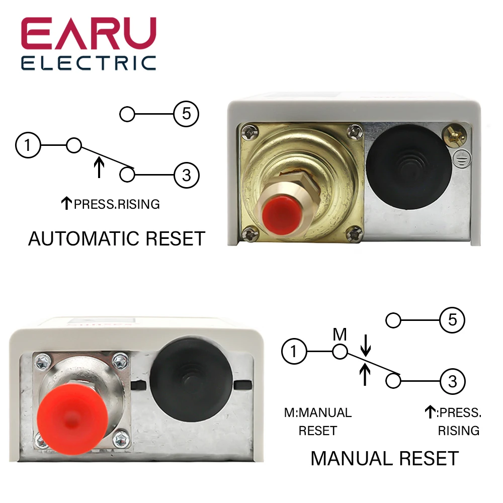 KP1-36 PK503-530 Electronic Pressure Controllwer Switch Water Pump KP36 Pressure Controller Pressure Switch Eletronic 24V~380V