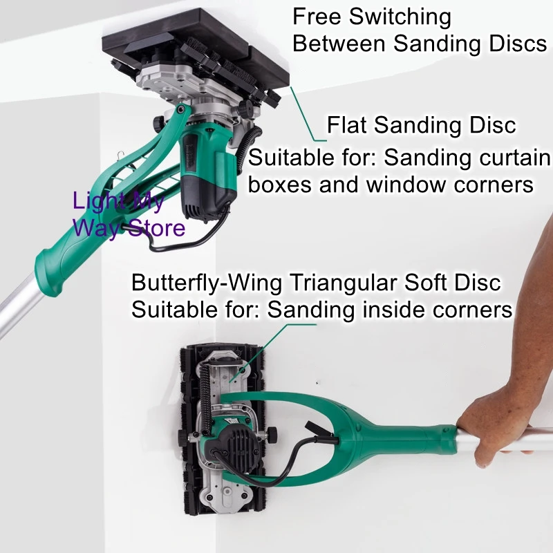 Triangular sanding machine, putty grinding wall machine, corner electric grinding machine, right-angle edge and corner grinding