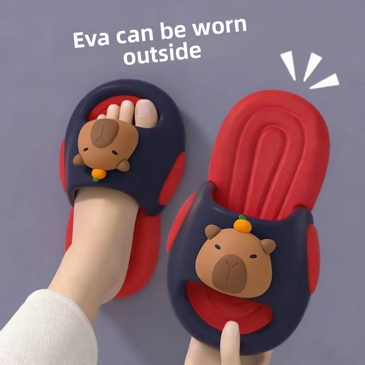 2026 EVA Kinderpantoffeln für Jungen und Mädchen, atmungsaktive, weichsohlige Sommerschuhe, rutschfeste Cartoon-Hausschuhe für Damen