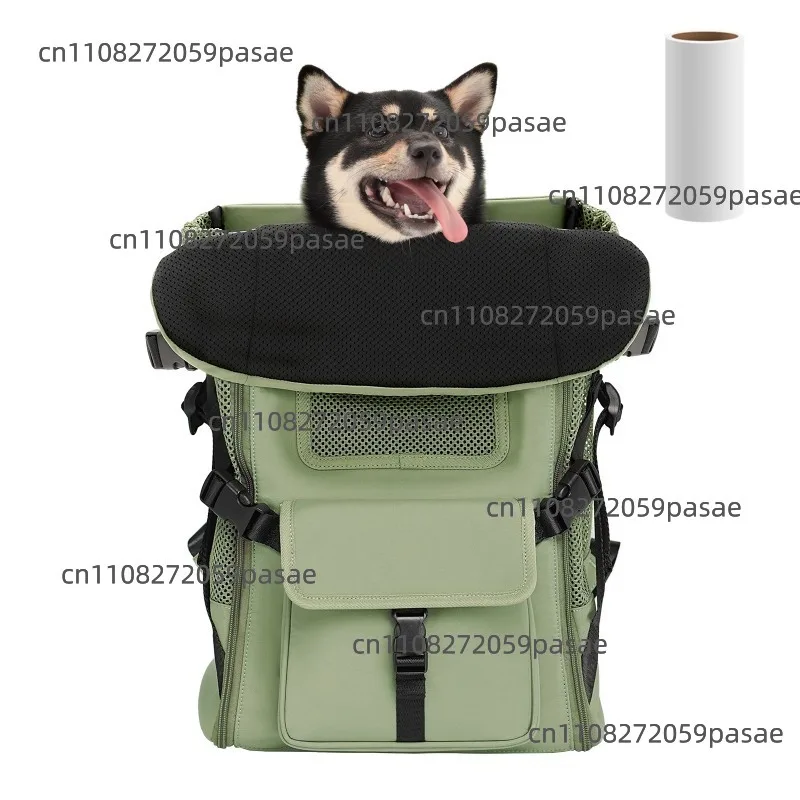 

Small Dog Backpack Carrier Adjustable Padded Breathable Straps Pet Carrier