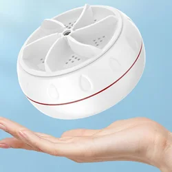 Mini Turbine Washing Machine Convenient Carry with Suction Cup Design for Light Clothes Underwear Socks