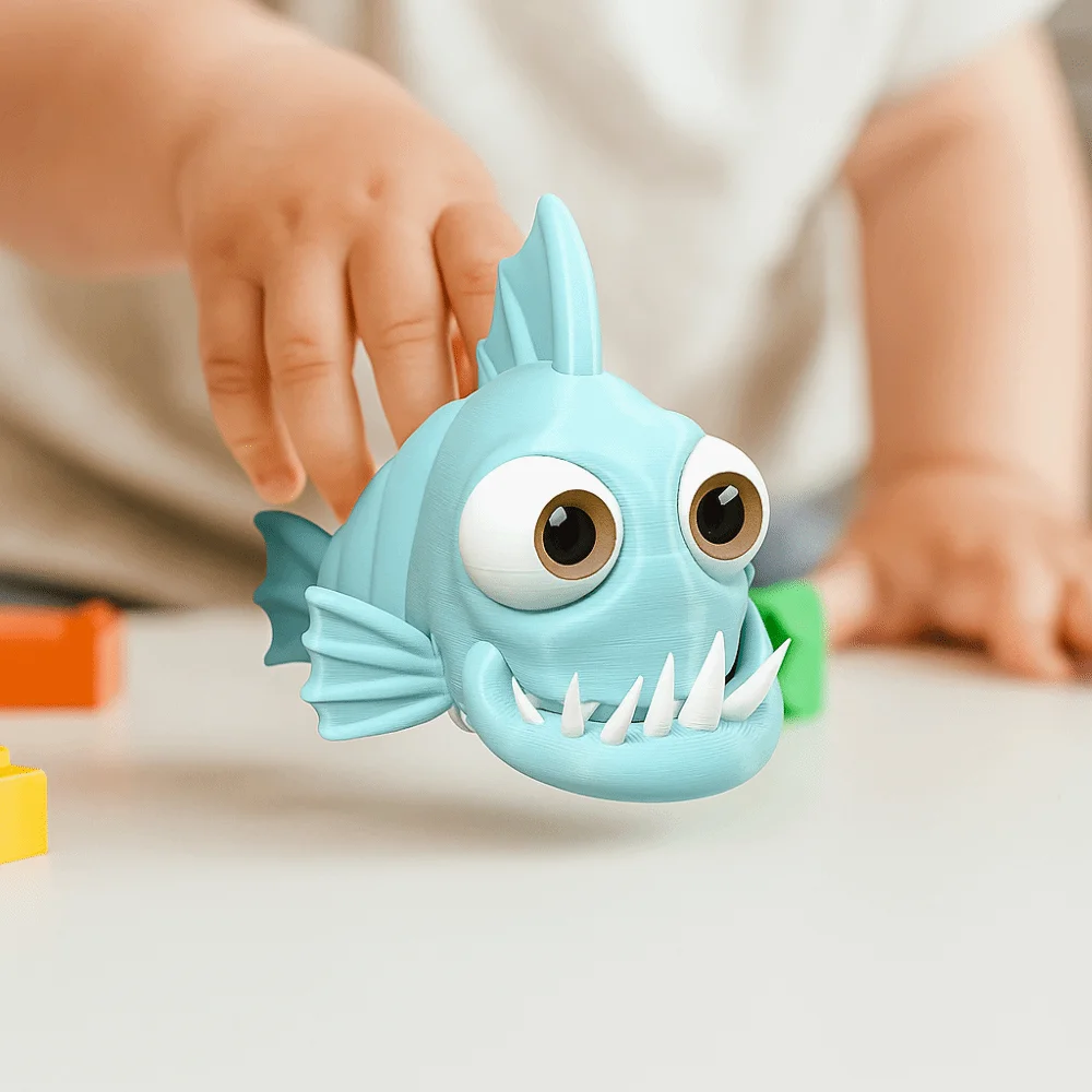 تماثيل بيرانيا مطبوعة بتقنية ثلاثية الأبعاد من مادة PLA، تمثال يدوي الصنع، نموذج بيرانيا واقعي، لعبة مضحكة، دمية بمفاصل متحركة