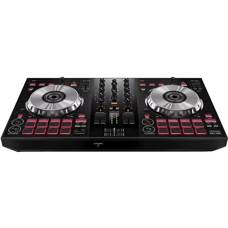 جهاز التحكم بالمعدات الصوتية Pioneer DDJ-SB3 Rekordbox DJ ذو التأثير المعدني لـ DJ الاحترافي