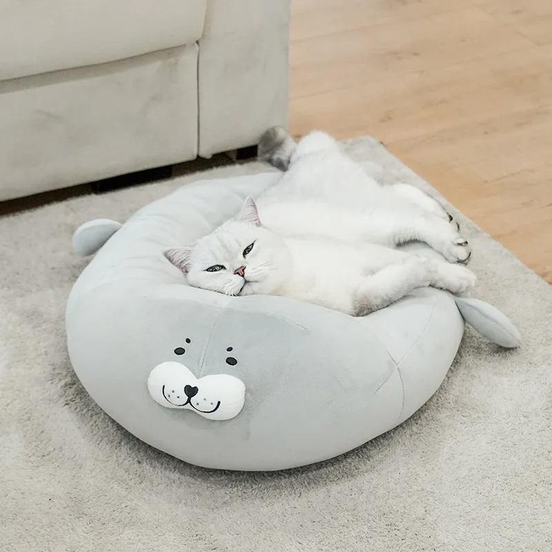 Hot Pet Dog Puppy Dog Bed various Size Large Dog Lounger Bed Kennel Mat Soft Fiber Warm Soft Bed House Product For Dog And Cat