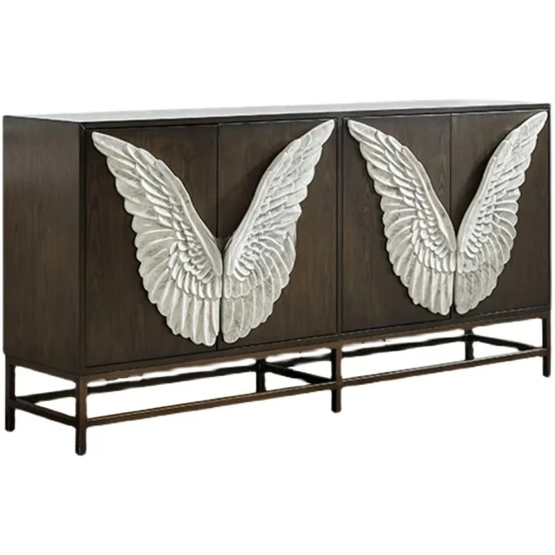 

53Entry entrance cabinet, living room simplicity American light luxury wine cabinet creative foyer decoration side cabinet