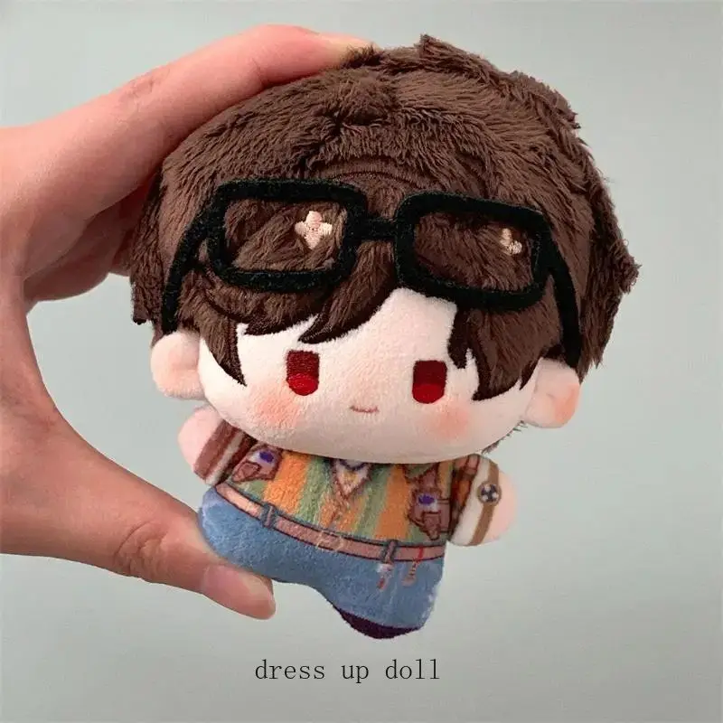 

10cm Game Light and Night Evan Anime Doll Dango Print Body Mini Bag Ornaments Plush Pendant Keychain Toys Xmas