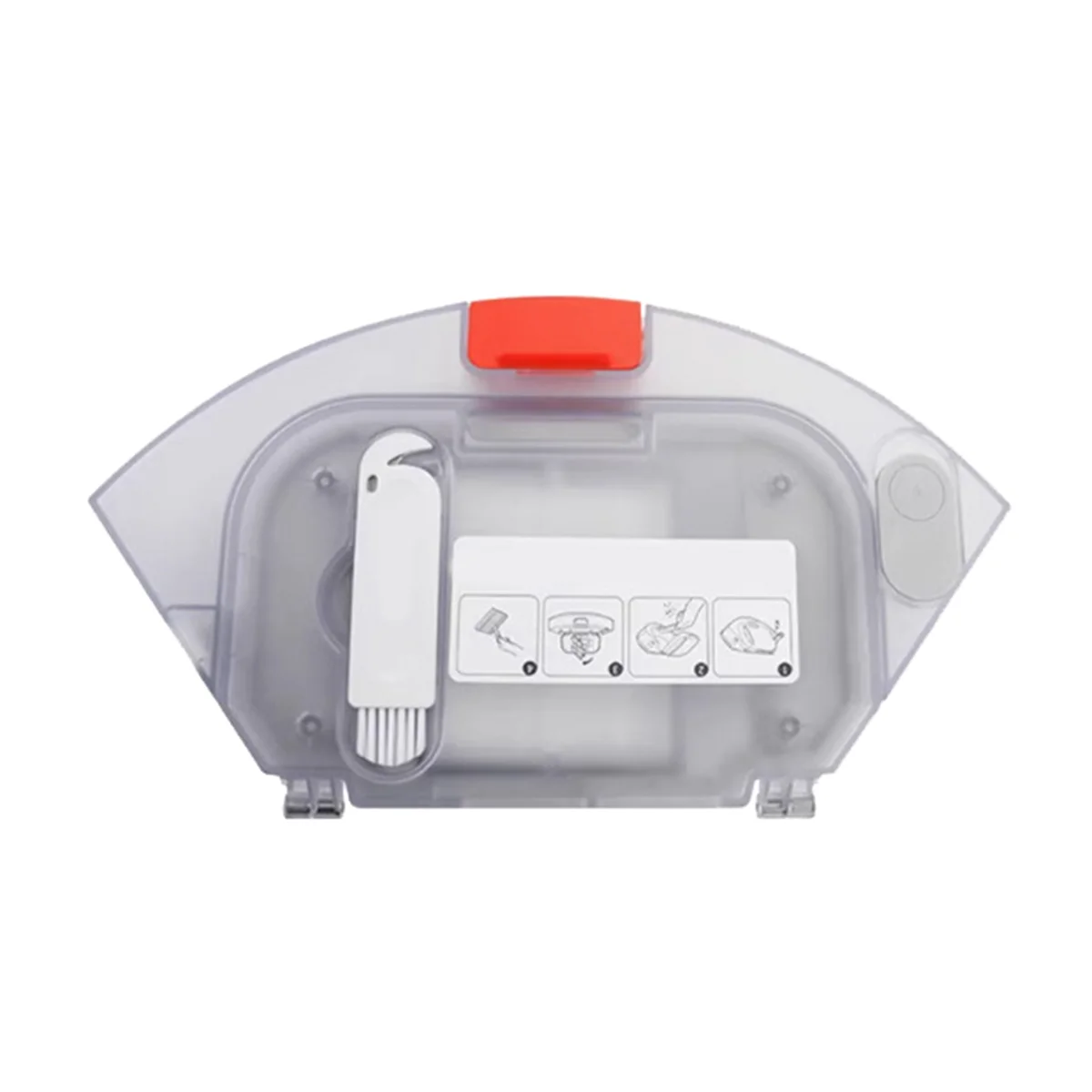 2 в 1, резервуар для воды, пылесборник для Mijia 3C, улучшенная версия E10 E12 B112, робот-пылесос, запасные части, мусорное ведро # ABLE