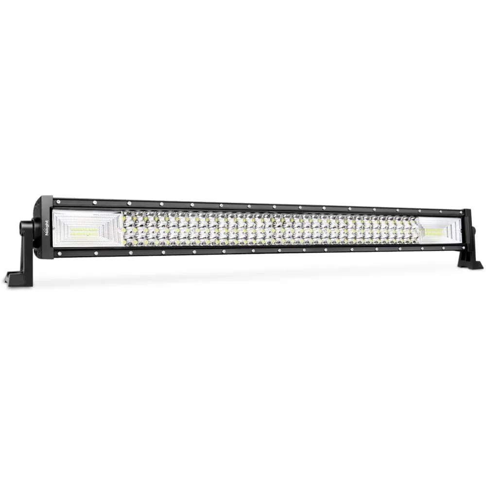 

Nilight LED Light Bar 32Inch 378W Flood Spot Combo Triple Row Driving Lamp Roof Bumper Off Road LED Work Lights Pods for Van Camper Wagon Car Pickup Golf Cart ATV UTV SUV Truck Boat 4x4