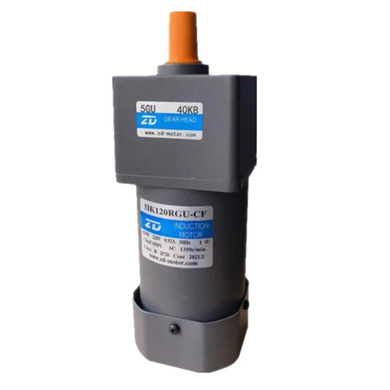 

220V 120W Induction Speed Adjustable Motor 5IK120RGU-CF rotary hotpot Single-Phase AC deceleration Reduction Motor