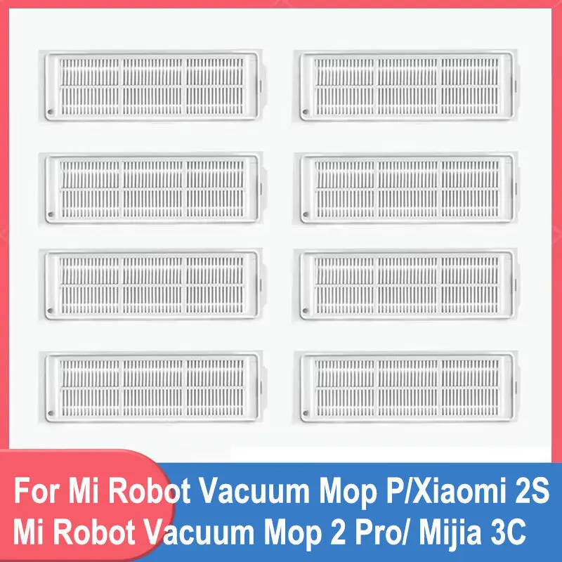 Hepa Filter For Xiaomi S10 Mijia 3C Mi Robot Vacuum Mop-P/ Mop 2S/ 2 Pro STYTJ02YM/ XMSTJQR2S Robot Cleaner Filters Accessories