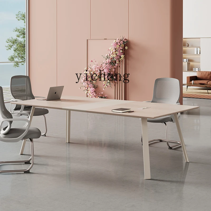 TWR negotiation table long table and chair combination modern simple meeting room long strip company