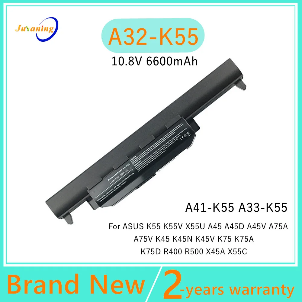 Laptop battery for ASUS X45 R500 X55 X55U X45E X55V R400 X55VD X55 A85 X75A X75V R700 A85VD A85E K95 K95V X55C K95A X75 K95VM