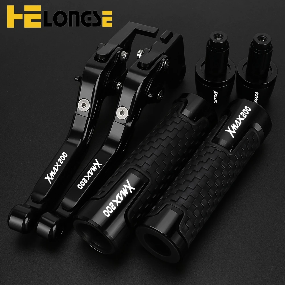 

Motorcycle Adjustable Brake Clutch Levers Handlebar Hand Grips End For YAMAHA XMAX200 X MAX XMAX 200 2023 2024 2025 All Years