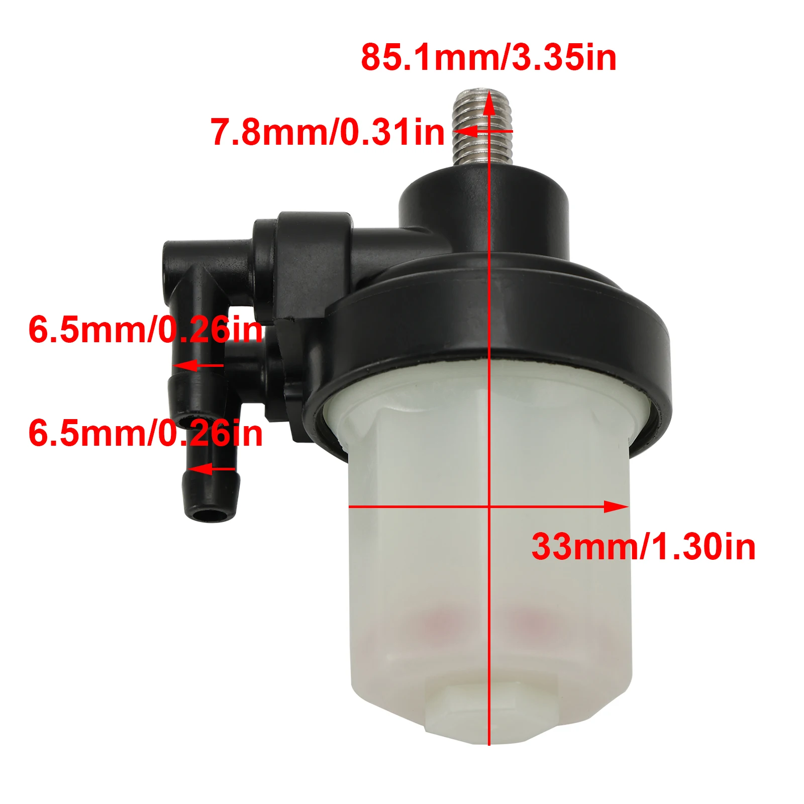 Topteng Fuel Filter for Tohatsu MD40A MD40B MD50A MD50B MD70B MD90A MD90B 3T5022300