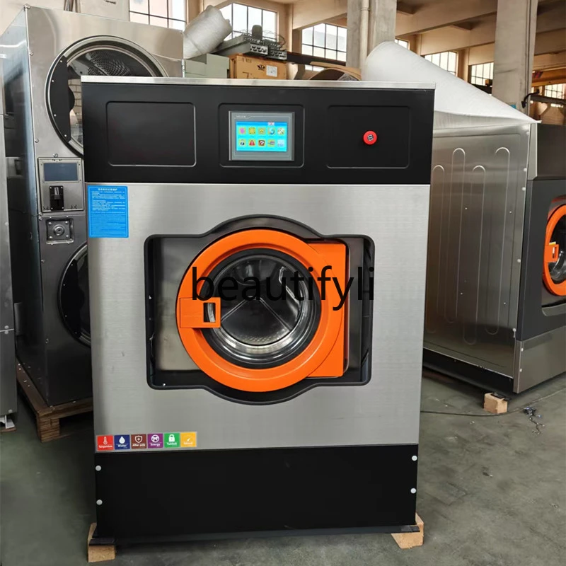 

Laundry Machine for Dry Cleaners, Wet Cleaning Machine, Fully Automatic Inverter Washer-Dryer Combo for Hotels