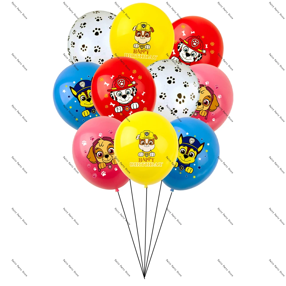 สุนัขการ์ตูนลูกโป่ง, ตกแต่งงานเลี้ยงวันเกิด, ของเล่นเด็ก, ของตกแต่งบ้าน, อุปกรณ์อาบน้ําเด็ก, 10 ชิ้น