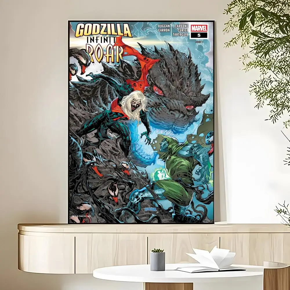 G-Godzillas Poster HD Art Sticky Wall Waterproof Home Living Room Bedroom Bar Aesthetic Decoration view 5
