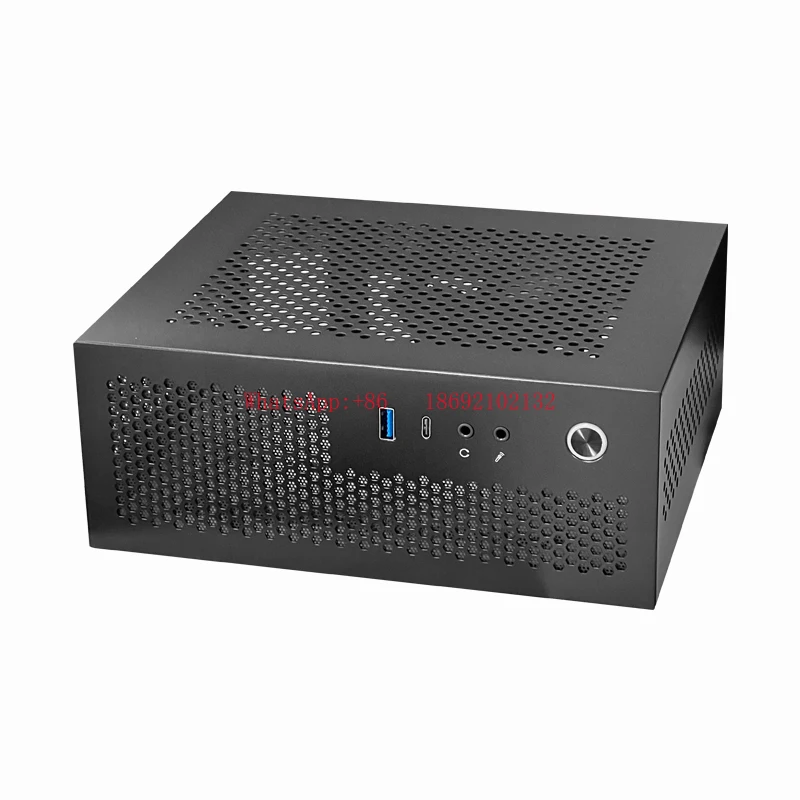 

A09 typeC Chassis Mini Desktop ITX17*17 Материнская плата Маленький блок питания 1U 3,8LHTPC Компьютер
