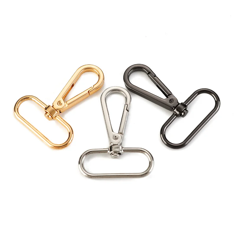 

38mm 50mm Bag Strap Hook Buckle Metal Swivel Lobster Clasp DIY Webbing Snap Hooks Keychain Trigger Buckles Accessory