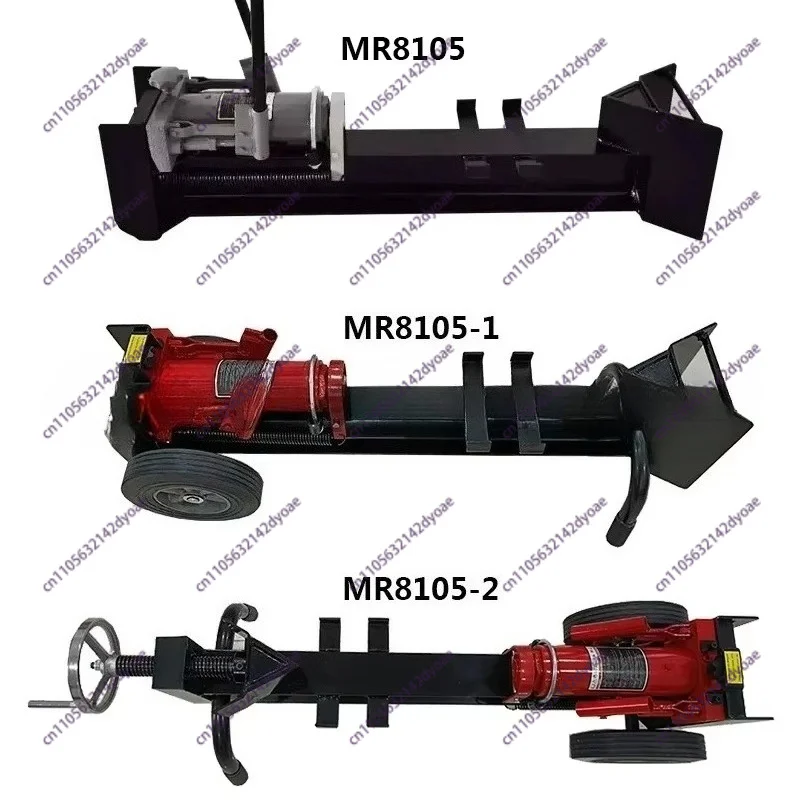 Adjustable Hand Wood Splitter 12ton Threaded Rod Hydraulic Cutter for Easy Movement Firewood Processor