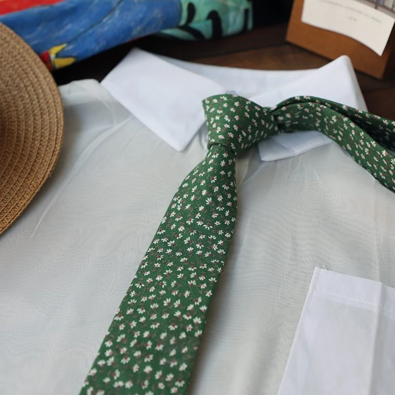 ربطة عنق قطنية منقوشة بالزهور للرجال والنساء ربطات عنق ضيقة لحفلات الزفاف ربطات عنق كلاسيكية فستان كلاسيكي يناسب ربطات عنق مطبوعة بالزهور