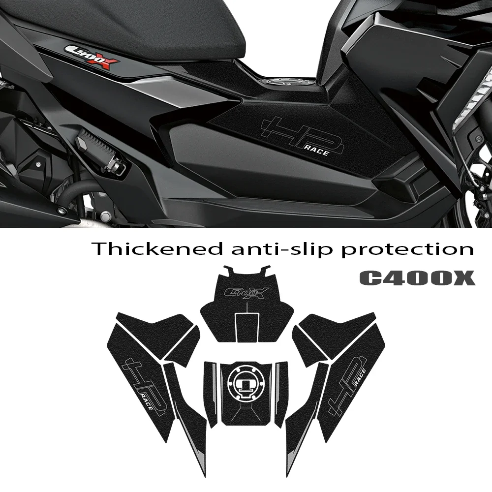 C400X Motorcycle Accessories Anti Slip Fuel Tank Pad Side Knee Grip Decal Decorative Protector Sticker Pads for BMW C 400 X