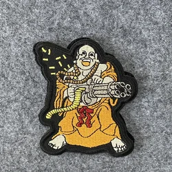 Parche bordado de tanque militar, pegatina, insignia de moral, parches de gancho y bucle para ropa, adorno para mochila