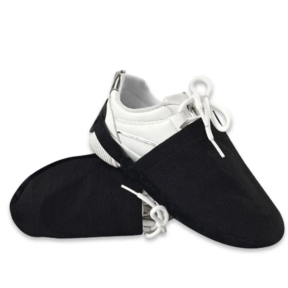 

Bowling Shoe Covers Sliding Mat Adult Shoes Slider Sole Grip Protector Accessories Thread Fleece Elastic Portable Reduce