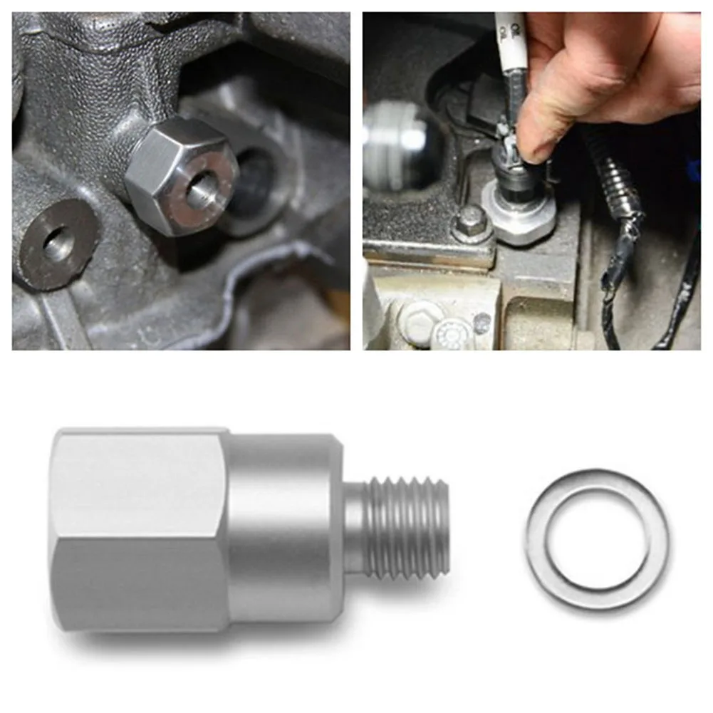 1PC M12x1.5 ถึง 3/8 เซ็นเซอร์ความดันน้ำมันอะแดปเตอร์ชุดเหมาะกับ LS Series เครื่องยนต์ Swap ชาย NPT หญิงสแตนเลสรถอุปกรณ์เสริม