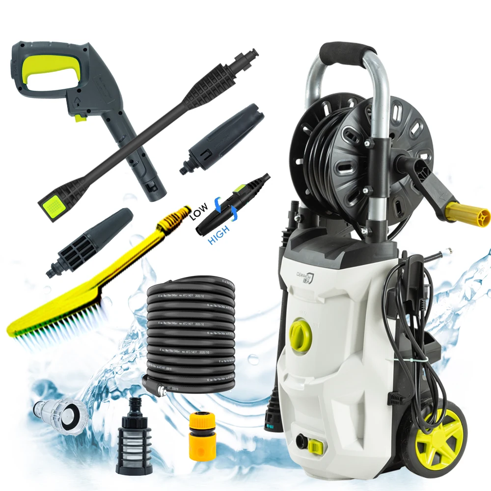 1800W Stock Machine 30 Pieces Lower Price High Quality  High Pressure Car Washer For Own Use