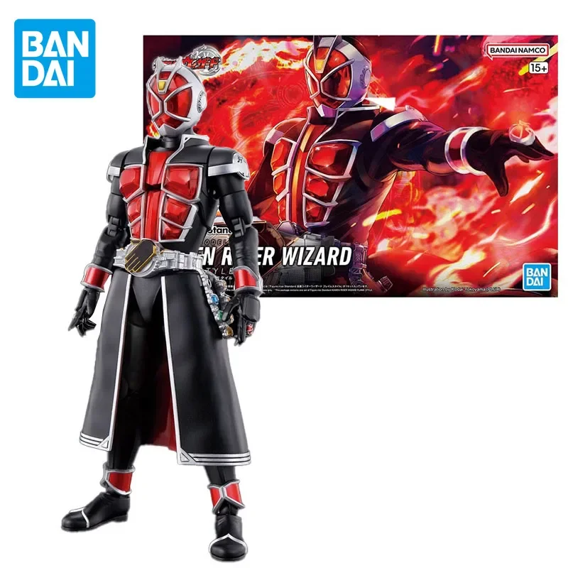 

Bandai Genuine Figure-rise Standard Kamen Rider Wizard Anime Action Figure Assembly Model Toys Gifts for Children Boys