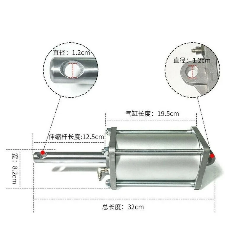 

Tire Changer Machine Rear Arm Air Cylinder Unite Part U-226-228 Tyre Repair Tool