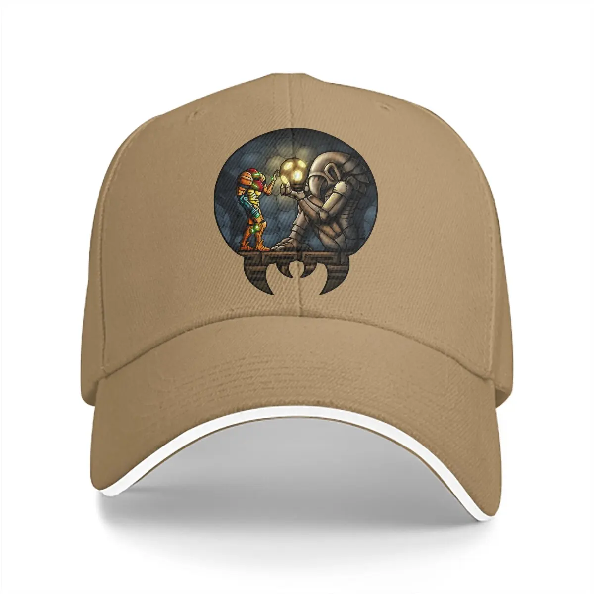 Summer Cap Sun Visor The First Chozo Hip Hop Caps Super Metroid Game Cowboy Hat Peaked Hats