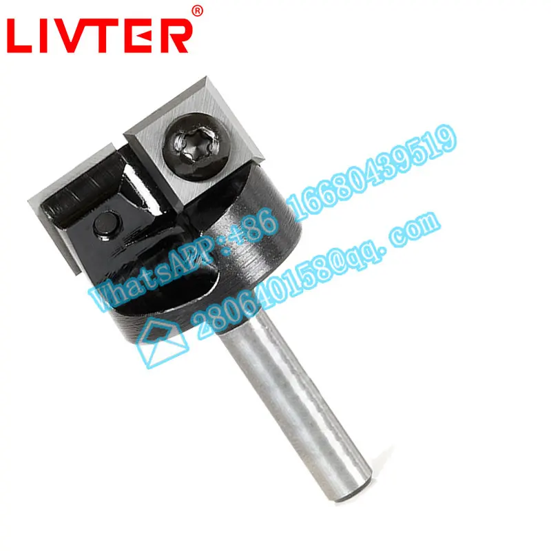 LIVTER Flycutter Spoilboard Surface Corner Dovetail Groove Rounding Bit Milling Cutter