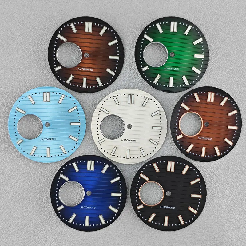 

NH38 dial 30.5mm Hollow Nautilus luminous sunray watch modification accessories for NH38 movement