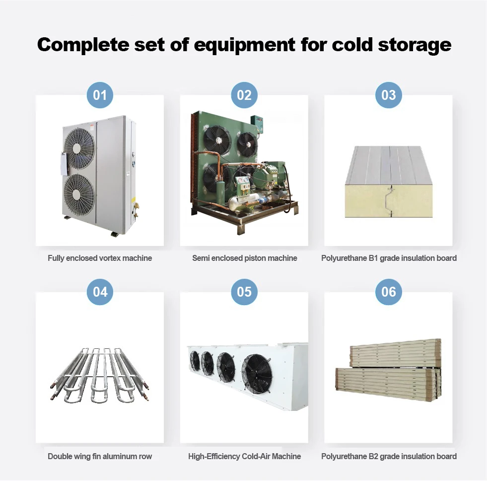 Cold Room Refrigeration Unit Condensing Unit Power Saving Refrigeration Unit For Cold Storage