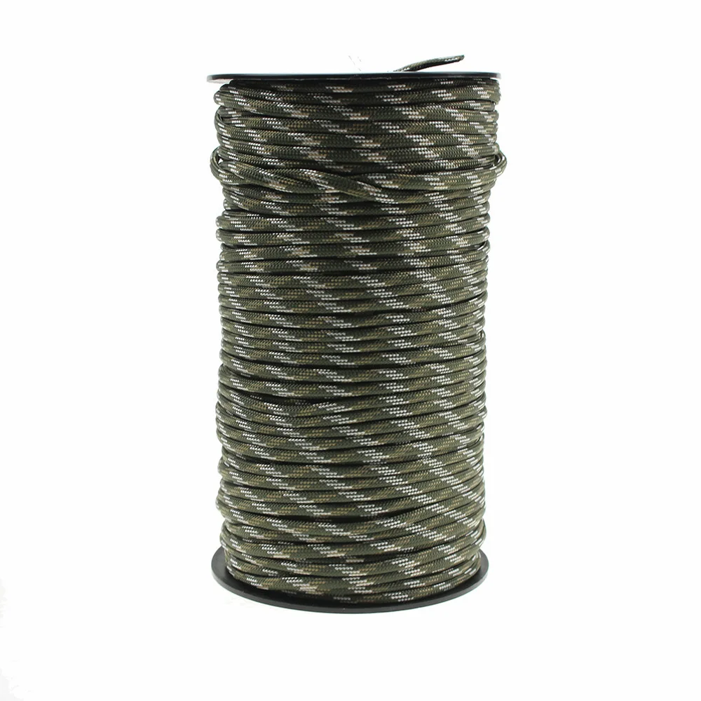 100m/31m Hochwertiges 9-adriges 550 Paracord-Seil 4mm Outdoor Taktisches Fallschirmseil Outdoor Survival Camping Zeltgurt