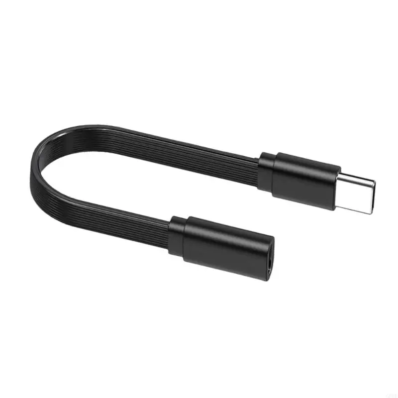 Cable extensión G8DF USB C ángulo 90 grados/cabeza recta carga rápida y sincronización datos