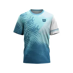 Badminton T Shirt For Men Table Tennis Sports Outdoor Run Fitness Short Sleeve Oversized Tops Summer Casual O-neck Quick Dry Tee