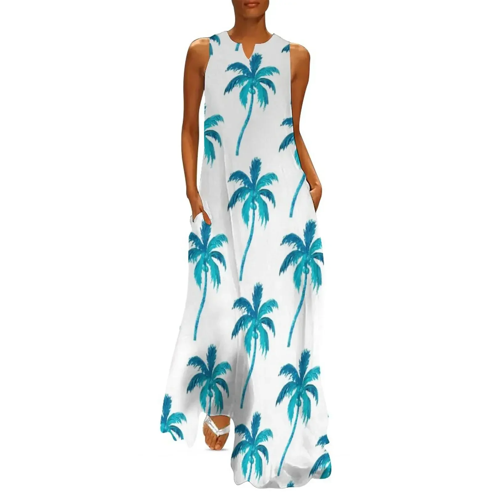 

Coconut Palm Tree Long Dress sexy dress for women summer dress women 2025 Prom gown dresses korean style