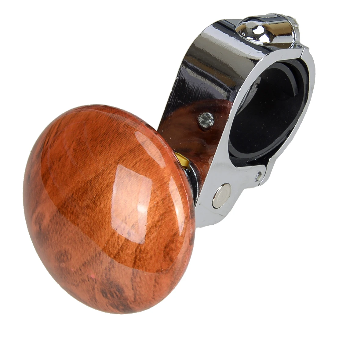 Universal Car Truck Steering Wheel Aid Handle Power Assister Spinner Knob Ball Wood Grain