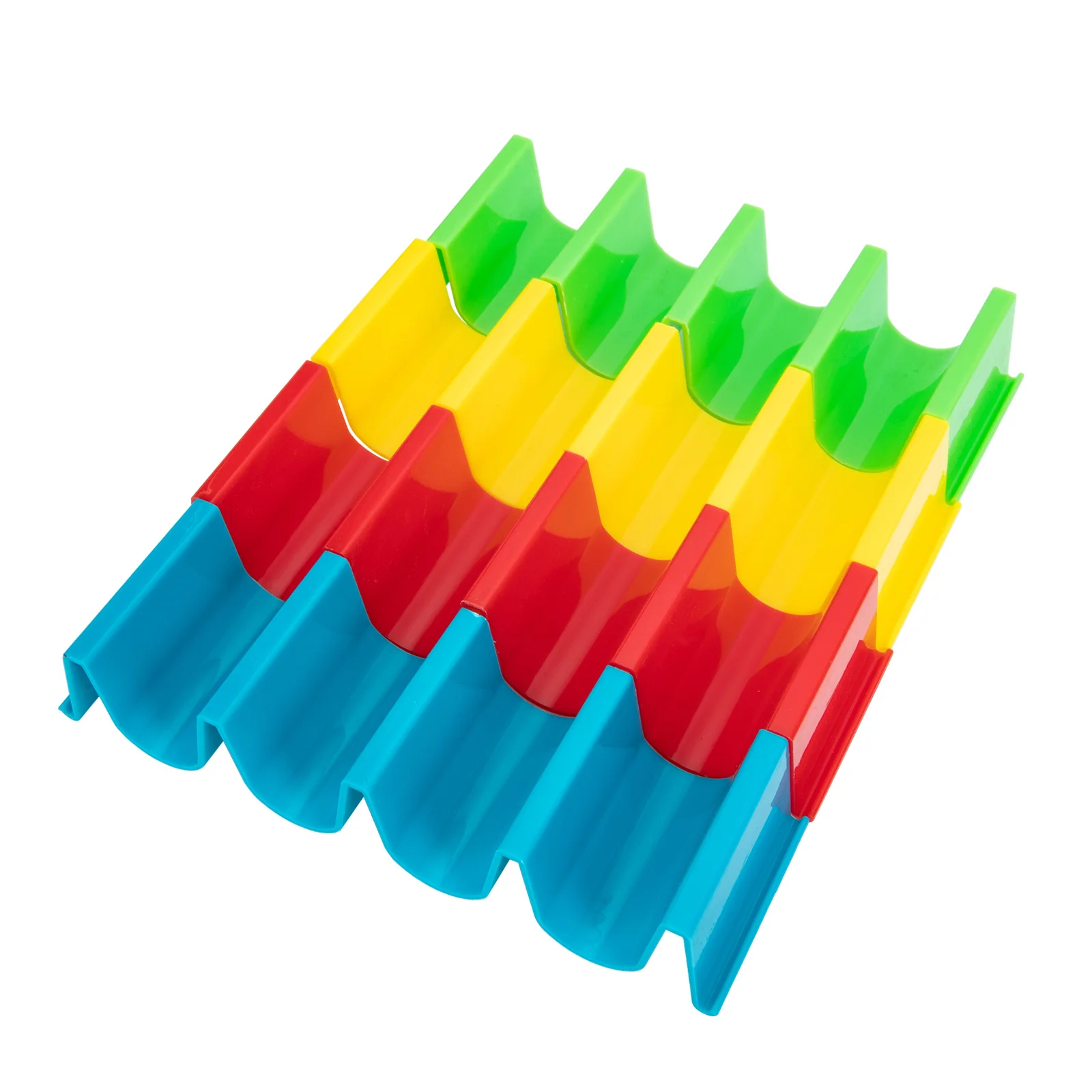 

4pcs Taco Holder Colorful Baking Pancake Stand Burrito Support Rack For Chicken Rolls Tortilla Storage Kitchen Bar Supplies