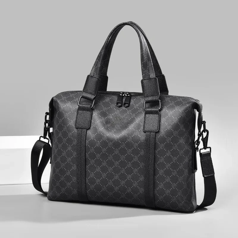 

Новые модные сумки через плечо, мужская сумка-портфель, большая вместительная сумка через плечо для мужчин, повседневная сумка для ноутбука 15,6 дюйма