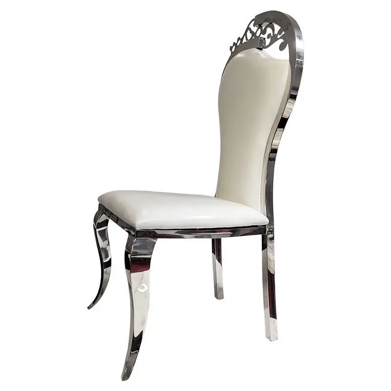 -For Luxury High Back Hotel Restaurant Wedding Party Banquet Event Stainless Steel Gold Dining Chairs&