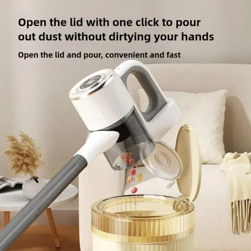 

Беспроводной пылесос премиум-класса 5000 Па с беспроводной ручкой, бытовой пылесборник с автомобильной батареей для влажной и сухой уборки