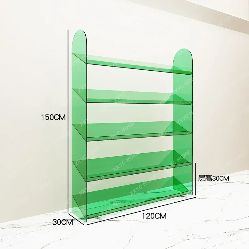 Acrylic transparent display cabinet floor-to-ceiling display rack